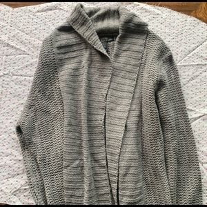 Soft light gray cardigan